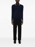 knitted wool polo shirt